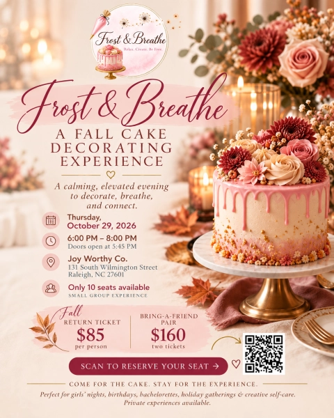 Frost & Breathe: Cake Decorating + Guided Breathing