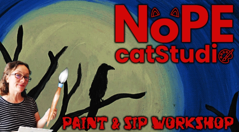 Paint & Sip Workshop: Undead Poe