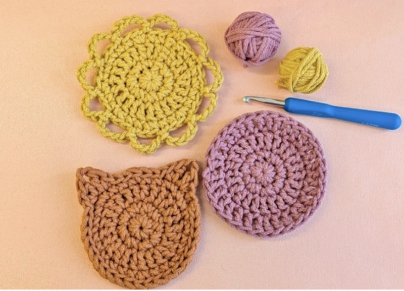 Crochet Level 1: Round Coaster
