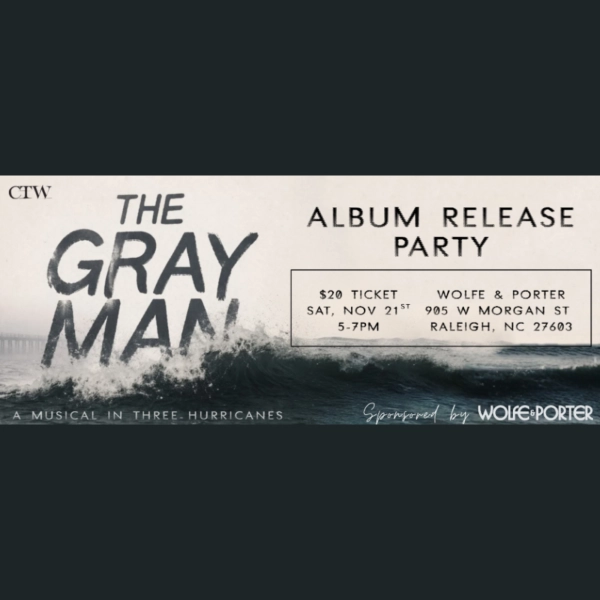 THE GRAY MAN ALBUM RELEASE PARTY at Wolfe & Porter