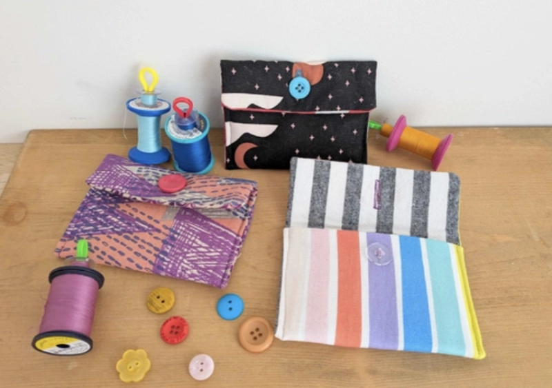 Sewing Level 2: Button Pouch