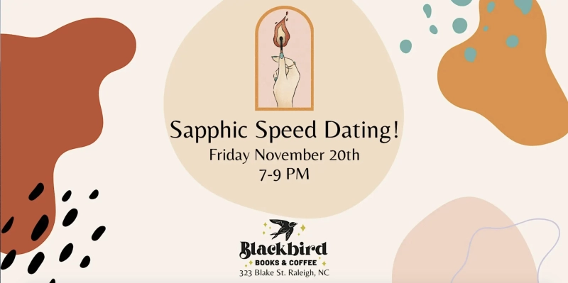 Sapphic Speed Dating at Blackbird Books & Coffee