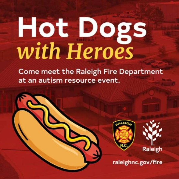 Hot Dogs with Heroes: Autism Awareness Event with Raleigh Fire