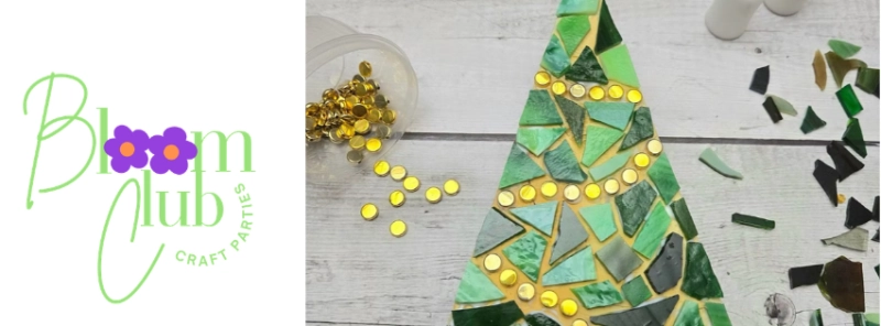 Disco Mosaic Christmas Tree Workshop | Bloom Club Craft Parties