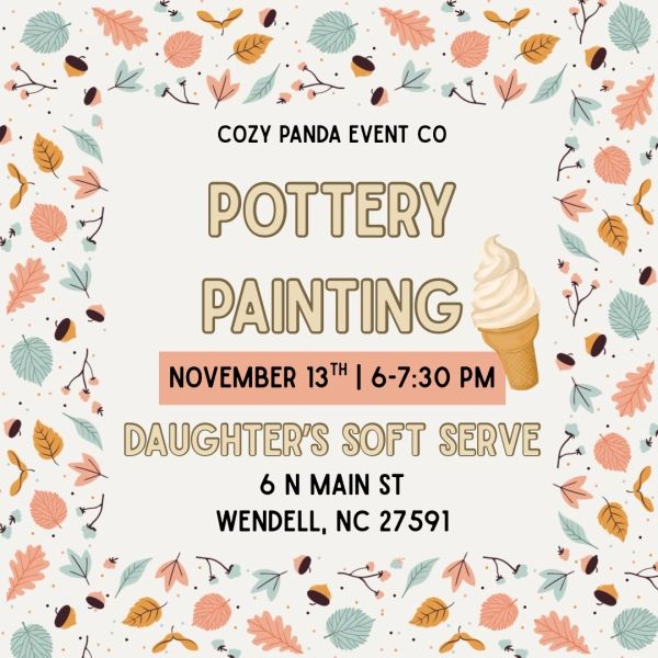 Pottery Painting with Cozy Panda