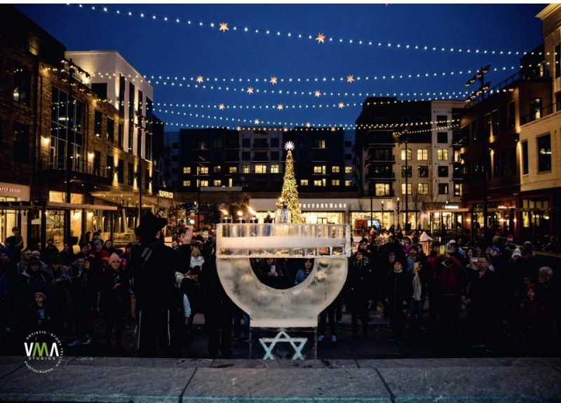 Annual Menorah Lighting at Fenton