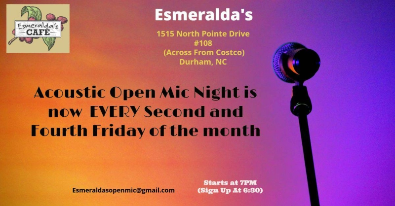 Esmeralda's Acoustic Open Mic Night
