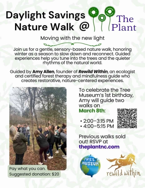 Daylight Saving Nature Walk at The Plant
