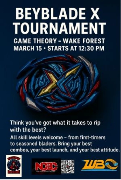 Beyblade X Wake Forest: Spin to Win Tournament
