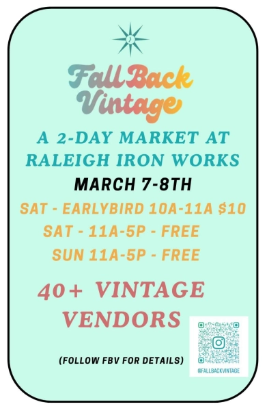Raleigh's Retro Weekend: Fall Back Vintage Market
