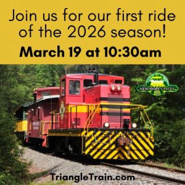 New Hope Valley Railway First Ride of the Season
