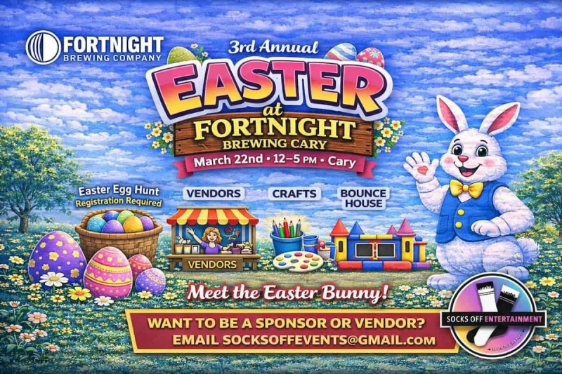 Fortnight Brewing Cary Easter Egg Hunt
