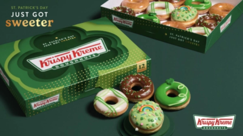 Krispy Kreme St. Patrick's Day O'riginal Glazed Promotion