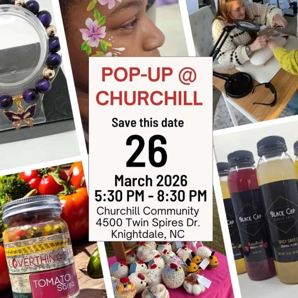 Pop-Up Market at Churchill in Knightdale