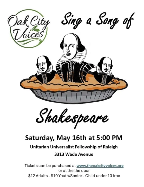 Oak City Voices: Sing a Song of Shakespeare
