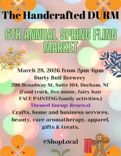 Handcrafted DURM Spring Market