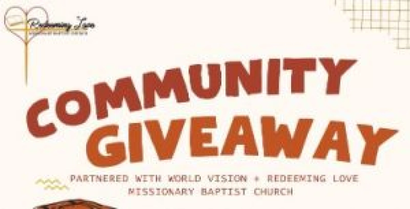 Community Giveaway Hosted by Redeeming Love and World Vision