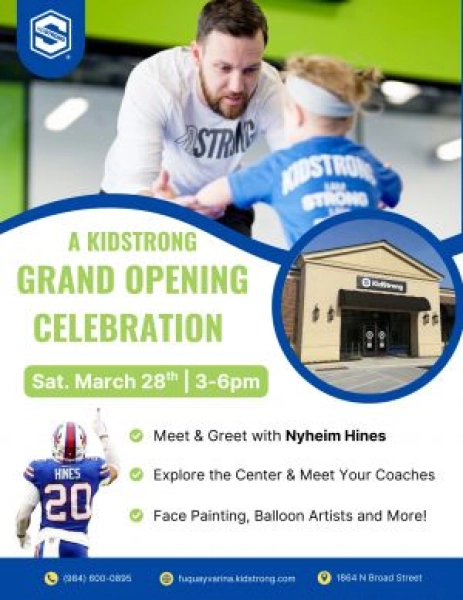 Kidstrong Fuquay Varina Grand Opening Celebration