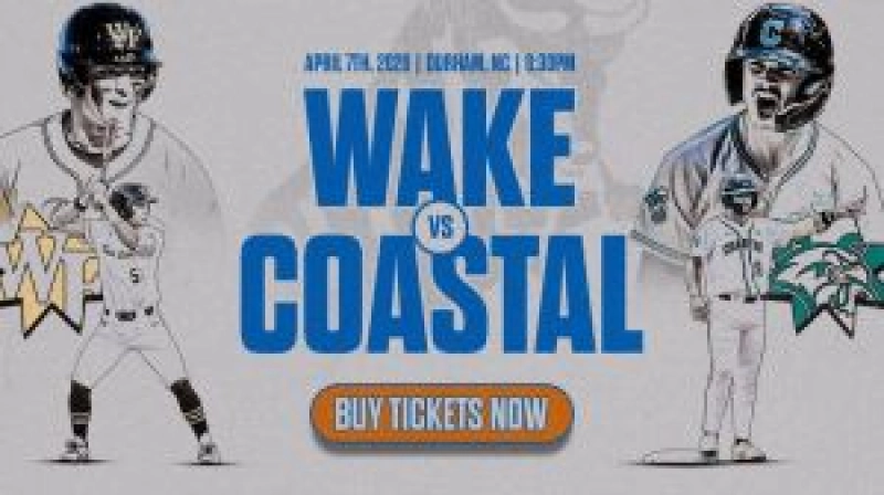 DBAP College Baseball Collegiate Series: Wake Forest vs. Coastal Carolina