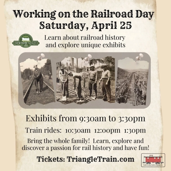 Working on the Railroad Day at New Hope Valley Railway