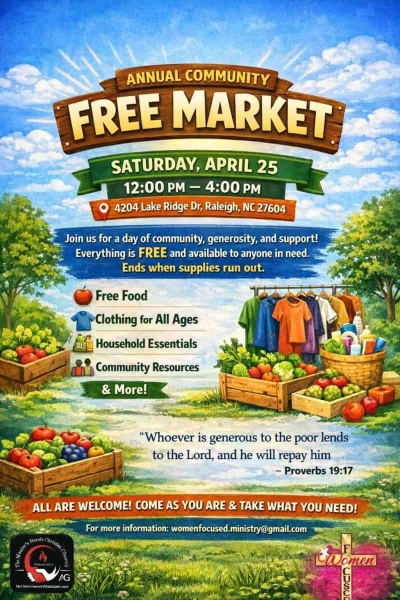 Community Free Market at The Master's Hands Christian Church