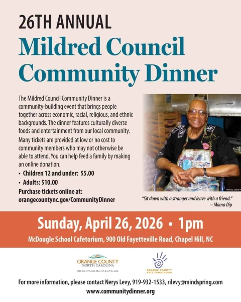 26th Annual Mildred Council Community Dinner