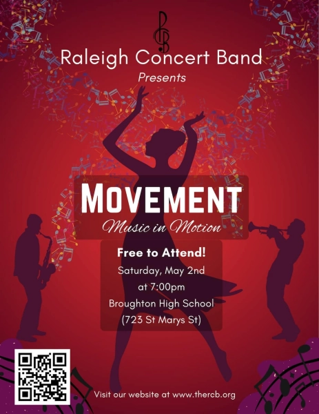 Raleigh Concert Band's Spring Concert: Movement!