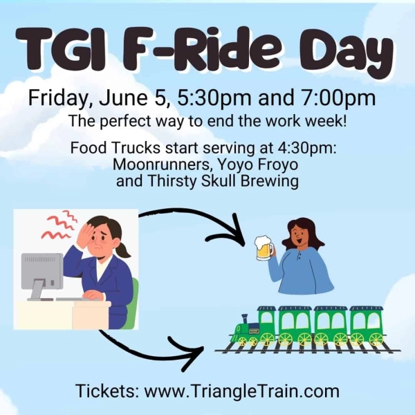 TGI F-Ride at New Hope Valley Railway