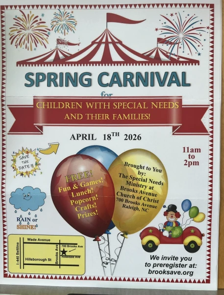 Spring Carnival for kids with special needs