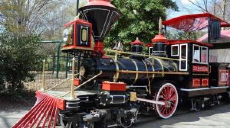New Electric C.P. Huntington Train Celebration at Pullen Park