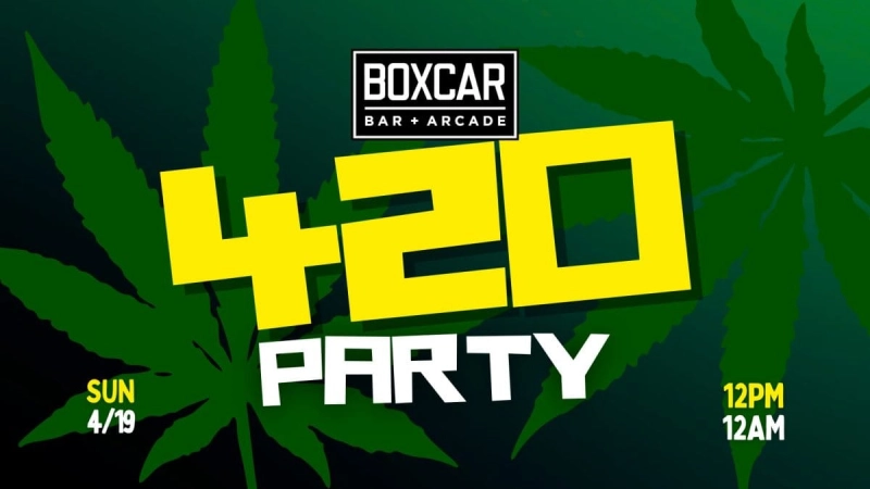 420 Party at Boxcar Bar + Arcade Durham