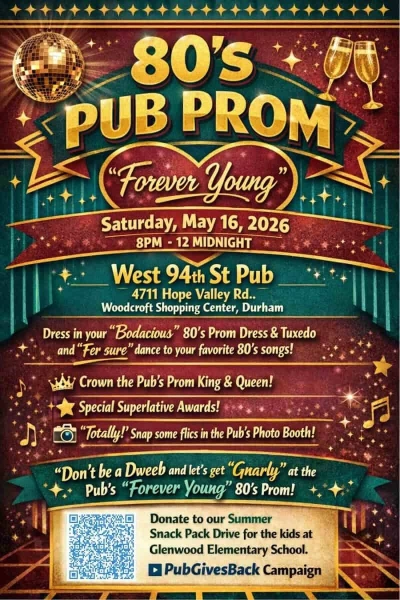 Pubs 80s Prom Forever Young