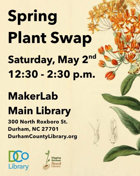 Spring Plant Swap at Durham Main Library