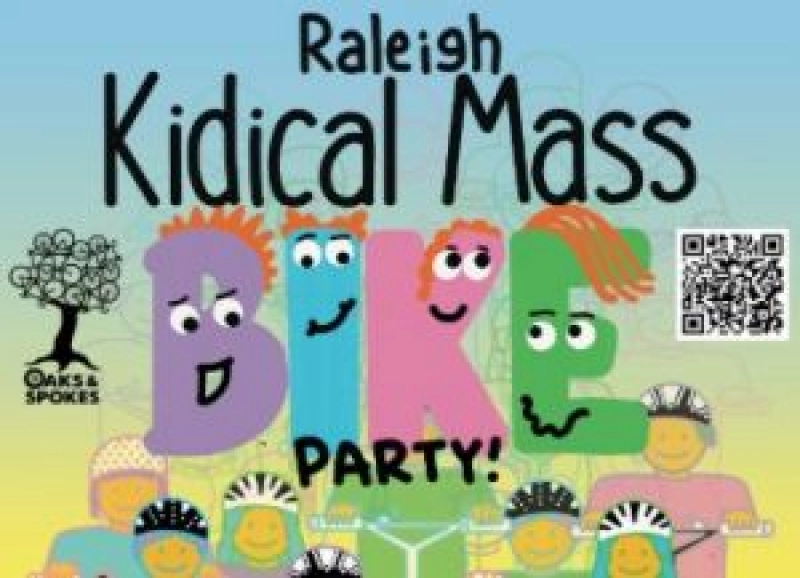 Raleigh Kidical Mass Bike Ride at Dix Park