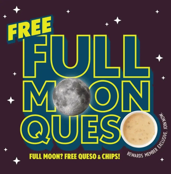 QDOBA Free Chips and Queso During Full Moons