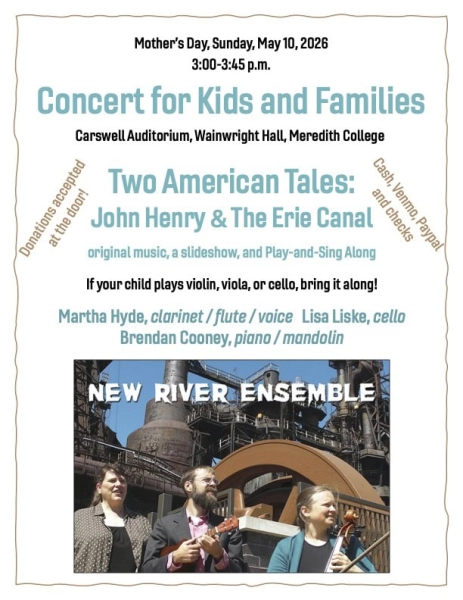 Free Concert by New River Ensemble at Meredith College