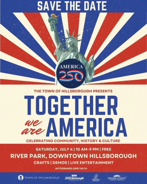 Fourth of July Celebration in Hillsborough: Together We Are America