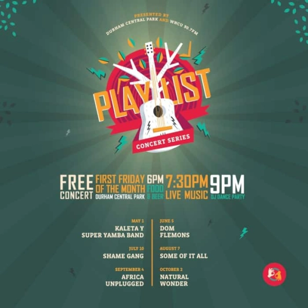 PLAYlist Concert Series: Shame Gang at Durham Central Park
