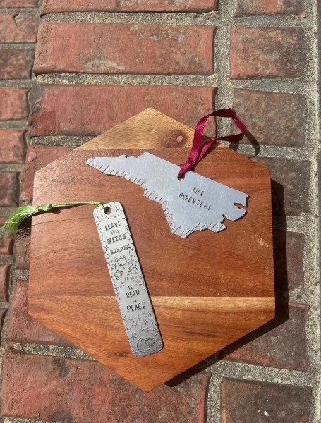 Metal Stamping Bookmark Workshop and Book Swap