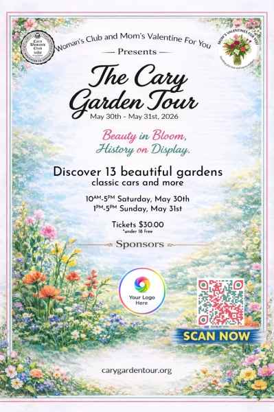 The Great Cary Garden Tour 2026