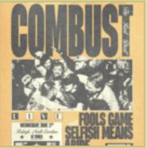 Combust, Fools Game, Selfish Means, and Abide Live
