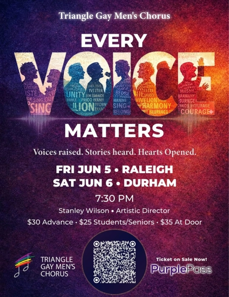 Triangle Gay Men's Chorus: Every Voice Matters