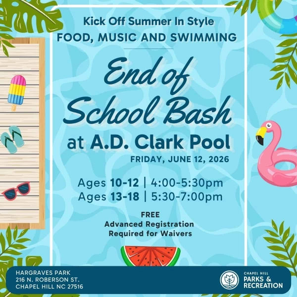 End of School Bash at A.D. Clark Outdoor Pool