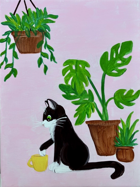 Paint and Sip with Cats