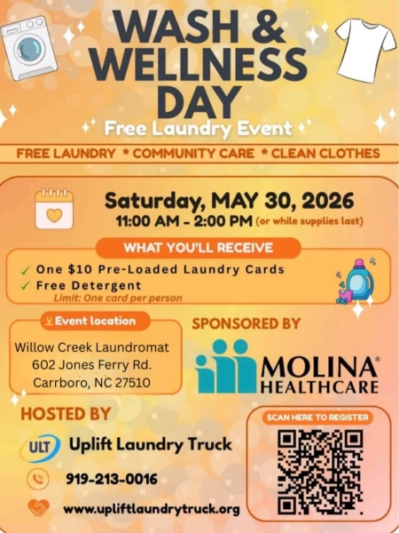 Free Laundry Day with Uplift Laundry Truck