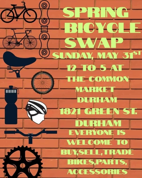 Spring Bicycle Swap at The Common Market Durham