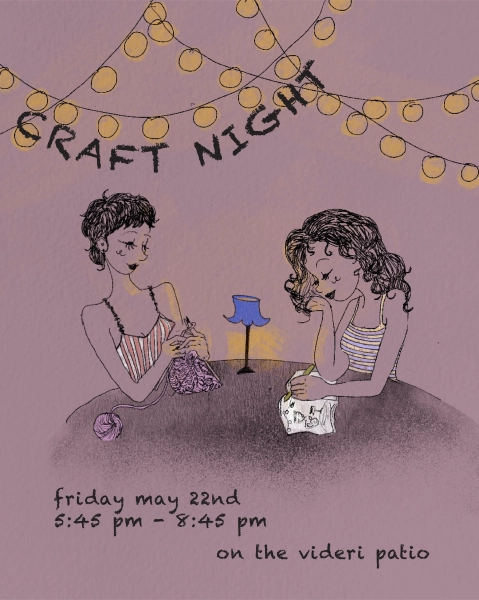 Craft Night on the Videri Patio