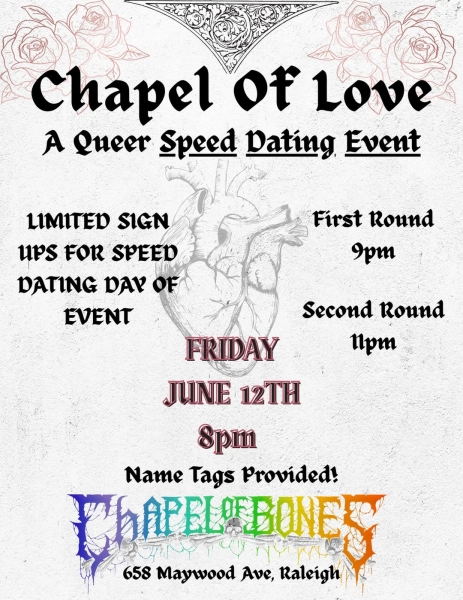 Chapel of Love: Queer Speed Dating Event