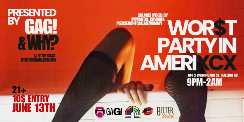 WHY? and GAG! present Wor$t Party in Amerixcxa at Bitter Social