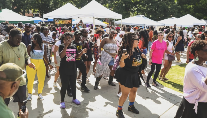 Line Dancing at Dix Park